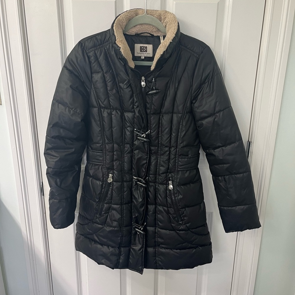Laundry by Design black winter coat womens medium